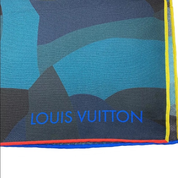 New Louis Vuitton Silk Skinny Neck Scarf Bandeau - Picture 1 of 14
